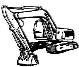 Baumaschinenservice Karl-Heinz Hartmann Logo Bagger